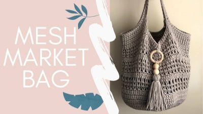 Mesh Crochet Market Bag - Free Pattern