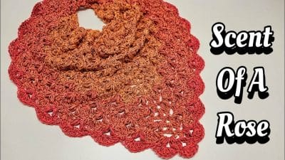 Scent of a Rose Crochet Shawl - Free Pattern