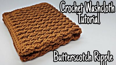 Simple Crochet Washcloth Tutorial - Free Pattern