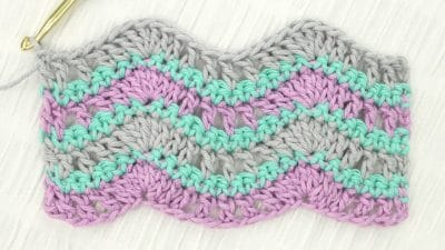 Simple Wave Stitch Crochet Tutorial - Free Pattern
