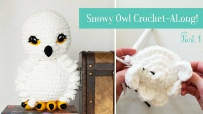 Snowy Crochet Owl - Free Pattern