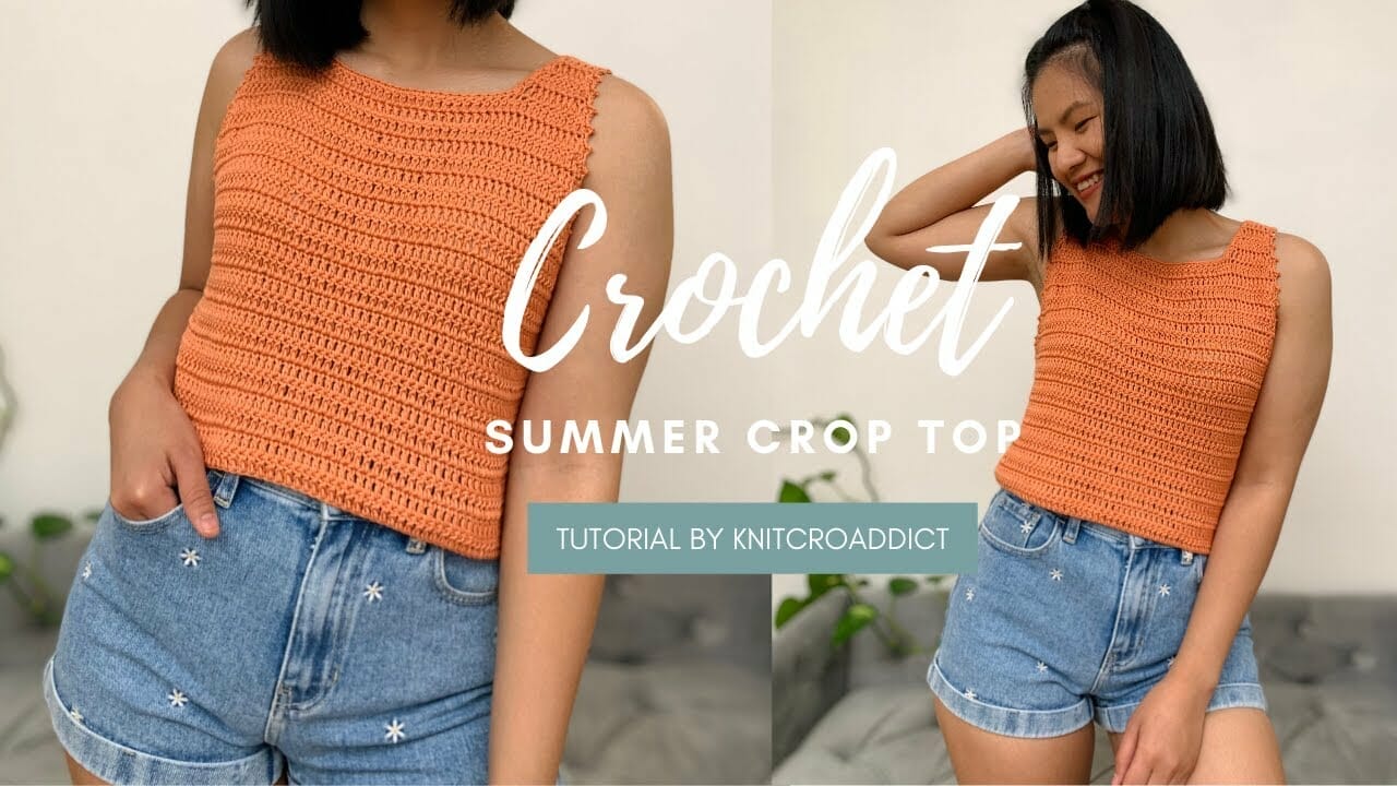 Summer Crochet Crop Top - Free Tutorial