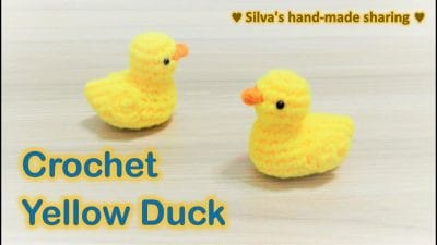 Super Easy Crochet Yellow Duck - Free Pattern