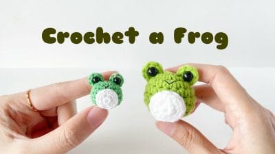 Tiny Crochet Frog Tutorial - Free Pattern 