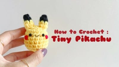 Tiny Pikachu Pokemon Crochet Tutorial - Free Pattern
