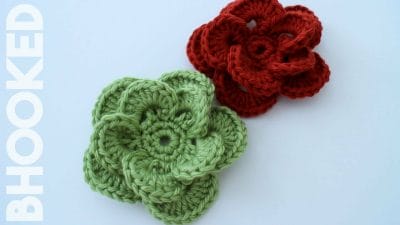 Wagon Wheel Crochet Flower - Free Pattern