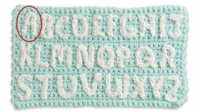 A to Z In Crochet Alphabet - Free Pattern