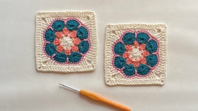 African Flower Granny Square - Free Pattern