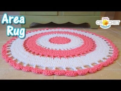Beautiful Area Rug Crochet Tutorial - Free Pattern