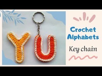 Crochet Alphabet Keychains - Free Pattern
