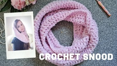 Crochet Easy Feminine Snood - Free Pattern