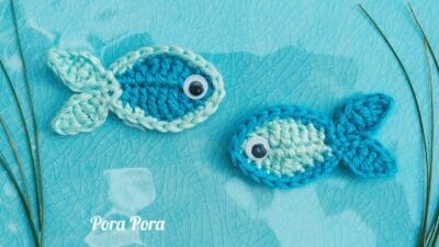 Crochet Fish Applique - Free Pattern