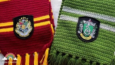 Crochet Harry Potter Scarf for Absolute Beginners - Free Pattern