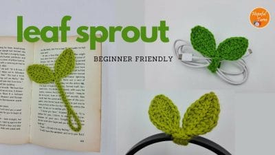 Crochet Leaf Bookmark - Free Pattern
