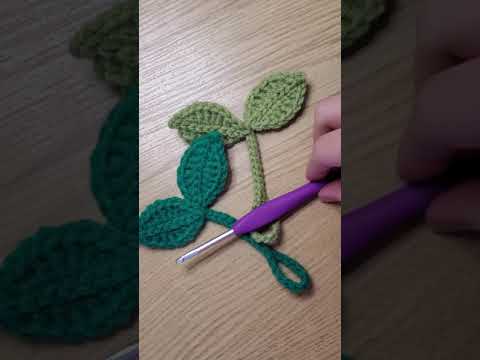 Crochet Leaf Sprout - Free Pattern