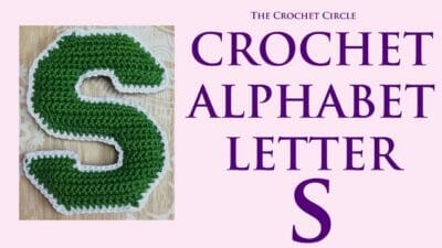 Crochet Letter "S" Tutorial - Free Pattern