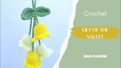 Crochet Lily of the Valley Car Hanging - Free Pattern