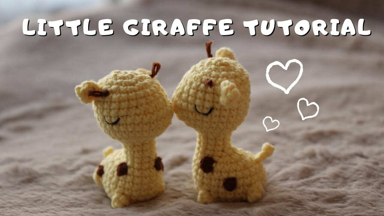 Crochet Little Giraffe Keychain - Free Pattern