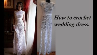 Crochet Motif for Wedding Dress - Free Pattern