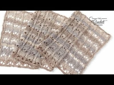 Crochet Pineapple Lace Shawl - Free Pattern