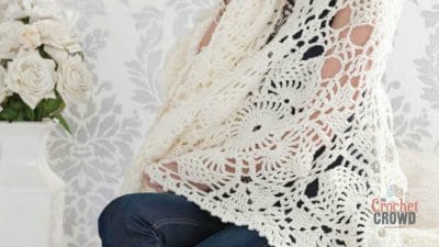 Crochet Pineapple Stitch Square - Free Pattern