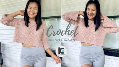 Crochet Pullover Sweater - Free Pattern