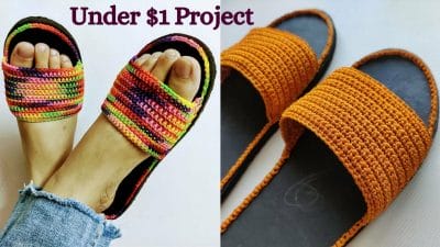 Crochet Slipper Step by Step Tutorial - Free Pattern