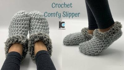 Crochet Comfy Slippers for Beginners - Free Pattern