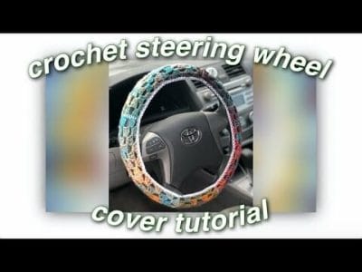 Crochet Steering Wheel Cover - Free Pattern