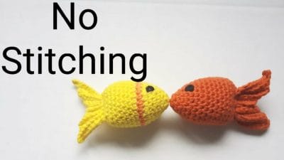  Crochet a Fish no Stitching - Free Pattern