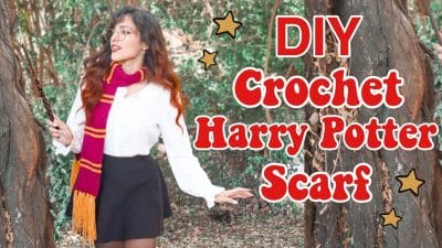 Crochet a Harry Potter Scarf - Free Pattern