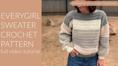 Crochet the Everygirl Sweater - Free Pattern