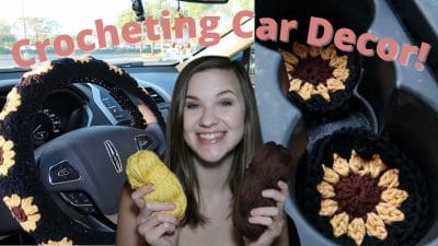 Crocheting a Steering Wheel Cover - Free Pattern