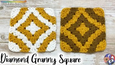 Diamond Granny Square - Free Pattern