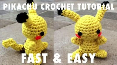 Easy And Fast Crochet Pikachu - Free Pattern