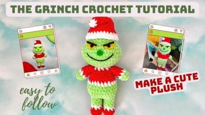 Easy Crochet Grinch Tutorial - Free Pattern