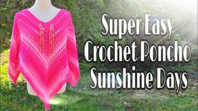 Easy Crochet Poncho Tutorial - Free Pattern