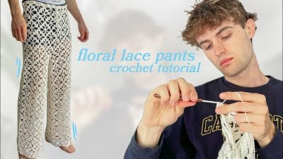 Floral Lace Trousers - Free Pattern