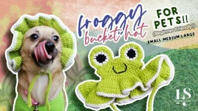 Frog Bucket Hat for Pets - Free Pattern