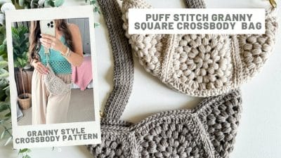Granny Square Crossbody Bag - Free Pattern