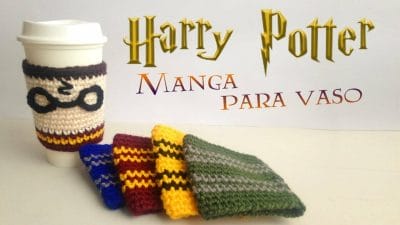 Harry Potter Manga Para Vaso a Crochet - Free Pattern