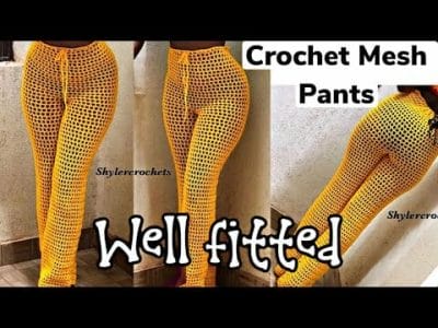 Crochet Mesh Pants - Free Pattern
