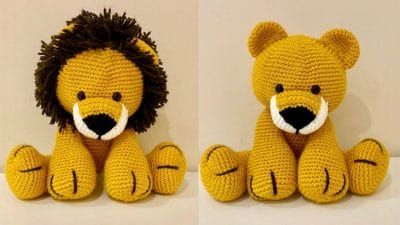 How to Crochet Lion Toy - Free Pattern