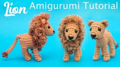 Lion Amigurumi Crochet Tutorial - Free Pattern