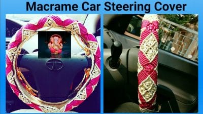  Macrame Car Steering Cover - Free pattern