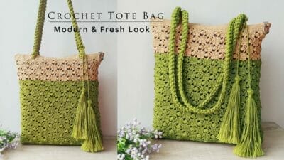 Modern and Beautiful Crochet Bag - Free Pattern
