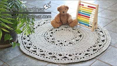 Quick & Easy Crochet Rug - Free Pattern