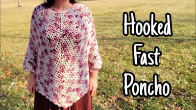 Quick and Easy Crochet Poncho Tutorial - Free Pattern