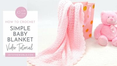 Simple Crochet Baby Blanket - Free Pattern