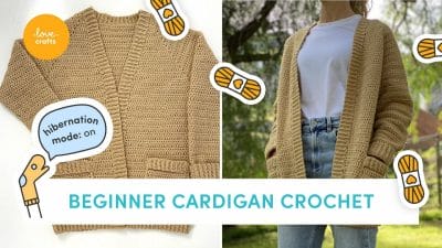 Simple Crochet Cardigan Tutorial - Free Pattern